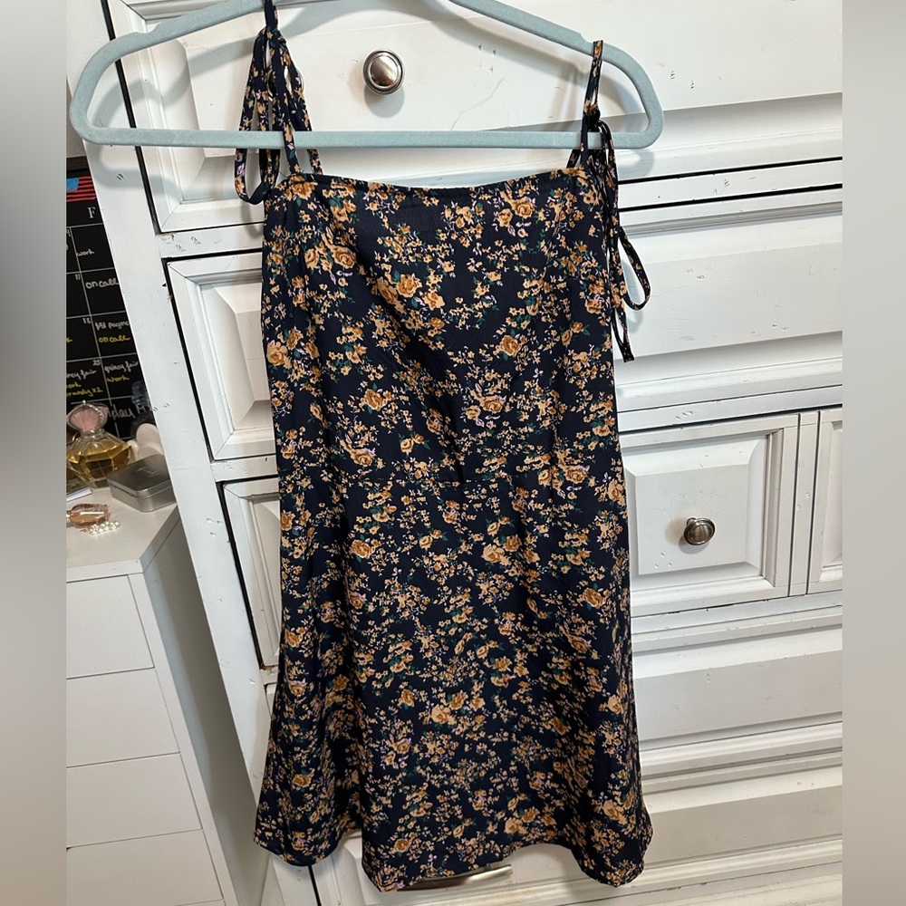 shein tie strap dress